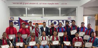 जिल्ला भलिवल संघ गुल्मीको नेतृत्व सर्वसम्मत
