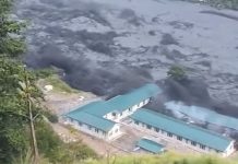 बुढीगण्डकीको बाढीले सल्लेरी बजार र हाइड्रोको क्याम्प बगायो